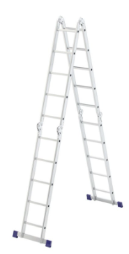 Лестница шарнирная алюминиевая, 4х5, Россия// Сибртех — купить в интернет-магазине amurinstrument.ru с доставкой по Иркутску | Каталог с характеристиками и ценами лестница шарнирная алюминиевая, 4х5, россия// сибртех, купить metabo, купить husqvarna, купить bosch, купить makita, купить hitachi, купить hikoki, купить oregon, купить stihl