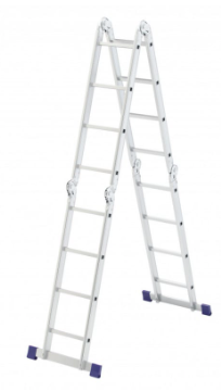 Лестница шарнирная алюминиевая, 4х4, Россия// Сибртех — купить в интернет-магазине amurinstrument.ru с доставкой по Иркутску | Каталог с характеристиками и ценами лестница шарнирная алюминиевая, 4х4, россия// сибртех, купить metabo, купить husqvarna, купить bosch, купить makita, купить hitachi, купить hikoki, купить oregon, купить stihl