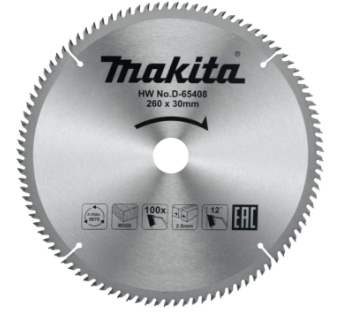 Пильный диск для дерева, 260x30x2.6/1.8x100T — купить в интернет-магазине amurinstrument.ru с доставкой по Иркутску | Каталог с характеристиками и ценами пильный диск для дерева, 260x30x2.6/1.8x100t, купить metabo, купить husqvarna, купить bosch, купить makita, купить hitachi, купить hikoki, купить oregon, купить stihl