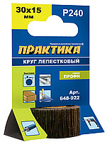 круг лепестковый с оправкой практика 30х15мм, p240, хвост 6 мм, профи, купить metabo, купить husqvarna, купить bosch, купить makita, купить hitachi, купить hikoki, купить oregon, купить stihl