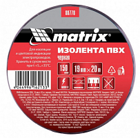 изолента пвх, 19 мм х 20 м, черная, 150мкм// matrix, купить metabo, купить husqvarna, купить bosch, купить makita, купить hitachi, купить hikoki, купить oregon, купить stihl