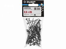 саморезы сгд гипсокартон-дерево, 45 х 3.5 мм, 45 шт, фосфатированные, зубр профессионал, купить metabo, купить husqvarna, купить bosch, купить makita, купить hitachi, купить hikoki, купить oregon, купить stihl