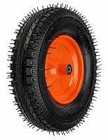 колесо пневм. усилен. шина 8pr, 4.00-8 d400мм, подш. внут. диам. 12мм, длина оси 90мм// palisad, купить metabo, купить husqvarna, купить bosch, купить makita, купить hitachi, купить hikoki, купить oregon, купить stihl