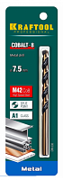 kraftool cobalt 8.5 х117мм, сверло по металлу hss-co(8%) , сталь м42(s2-10-1-8), купить metabo, купить husqvarna, купить bosch, купить makita, купить hitachi, купить hikoki, купить oregon, купить stihl