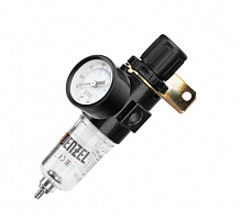 фильтр-регулятор fr1500, 10 бар, 1500 л/мин, 1/4"// denzel, купить metabo, купить husqvarna, купить bosch, купить makita, купить hitachi, купить hikoki, купить oregon, купить stihl