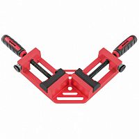 струбцина угловая, быстрозажимная, 65/65 мм, двухкомпонентные обрезиненные рукоятки// matrix, купить metabo, купить husqvarna, купить bosch, купить makita, купить hitachi, купить hikoki, купить oregon, купить stihl