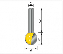 шар.фреза 19,05х19,05х8х32х2т, купить metabo, купить husqvarna, купить bosch, купить makita, купить hitachi, купить hikoki, купить oregon, купить stihl