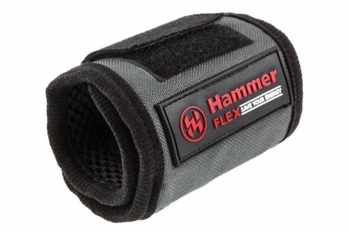 строительный браслет hammer flex 230-013  магнитный  средний, купить metabo, купить husqvarna, купить bosch, купить makita, купить hitachi, купить hikoki, купить oregon, купить stihl
