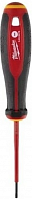 трехгранная отвертка, изолированная vde sl 1.0x5.5x125 (1 шт) (замена для 4932464038), купить metabo, купить husqvarna, купить bosch, купить makita, купить hitachi, купить hikoki, купить oregon, купить stihl
