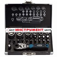 набор бит и головок торцевых ,1/4", магнитный адаптер, сталь s2 пластиковый кейс, 26 предм.//gross, купить metabo, купить husqvarna, купить bosch, купить makita, купить hitachi, купить hikoki, купить oregon, купить stihl