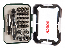 набор бит bosch с ключом-трещеткой 26 шт., купить metabo, купить husqvarna, купить bosch, купить makita, купить hitachi, купить hikoki, купить oregon, купить stihl