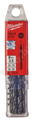 сверло по металлу hss-r 3.5мм (10шт), купить metabo, купить husqvarna, купить bosch, купить makita, купить hitachi, купить hikoki, купить oregon, купить stihl