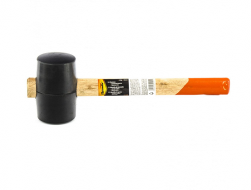 киянка резиновая, 340 г, черная резина, деревянная рукоятка// sparta, купить metabo, купить husqvarna, купить bosch, купить makita, купить hitachi, купить hikoki, купить oregon, купить stihl