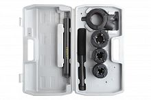 набор stayer "professional" №3 резьбонарезной трубный в пластмассовом боксе, 1/2" - 1", 4 предмета, купить metabo, купить husqvarna, купить bosch, купить makita, купить hitachi, купить hikoki, купить oregon, купить stihl