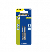 бита отверточная практика "профи" pz/fl1 х 50мм, для электротехнических работ (2шт), блистер (906-80, купить metabo, купить husqvarna, купить bosch, купить makita, купить hitachi, купить hikoki, купить oregon, купить stihl