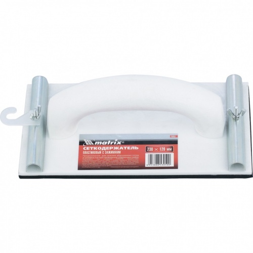 Сеткодержатель, 230 х 120 мм, пластиковый с зажимами// MATRIX — купить в интернет-магазине amurinstrument.ru с доставкой по Иркутску | Каталог с характеристиками и ценами сеткодержатель, 230 х 120 мм, пластиковый с зажимами// matrix, купить metabo, купить husqvarna, купить bosch, купить makita, купить hitachi, купить hikoki, купить oregon, купить stihl