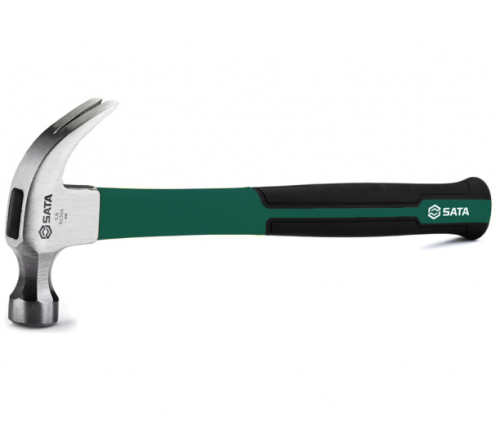 молоток-гвоздодер sata с фибергласовой рукояткой 0,45кг, s92306, купить metabo, купить husqvarna, купить bosch, купить makita, купить hitachi, купить hikoki, купить oregon, купить stihl