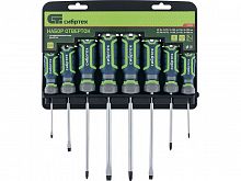 набор отверток, crv,  4-х компонентные рукоятки, 8 предметов//сибртех, купить metabo, купить husqvarna, купить bosch, купить makita, купить hitachi, купить hikoki, купить oregon, купить stihl