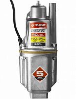 насос "родничок" вибрационный, зубр нпв-240-40, шнур 40м, 240вт, 24л/мин, напор 60м,погружной,для чи, купить metabo, купить husqvarna, купить bosch, купить makita, купить hitachi, купить hikoki, купить oregon, купить stihl