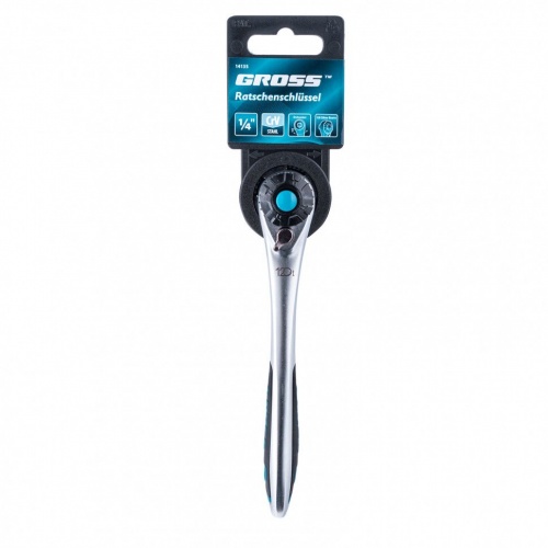 ключ трещоточный, 120 зубьев 1/4"// gross, купить metabo, купить husqvarna, купить bosch, купить makita, купить hitachi, купить hikoki, купить oregon, купить stihl