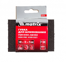губка для шлифования, 100 х 70 х 25 мм, средняя плотн., p 100// matrix, купить metabo, купить husqvarna, купить bosch, купить makita, купить hitachi, купить hikoki, купить oregon, купить stihl