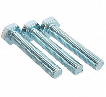 болт гост 7798-70, m10 x 60 мм, 3 шт, кл. пр. 5.8, оцинкованный, зубр, купить metabo, купить husqvarna, купить bosch, купить makita, купить hitachi, купить hikoki, купить oregon, купить stihl