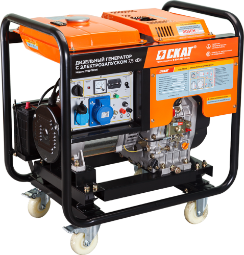 Генератор дизельный SKAT УГД-7500Е — купить в интернет-магазине amurinstrument.ru с доставкой по Иркутску | Каталог с характеристиками и ценами генератор дизельный skat угд-7500е, купить metabo, купить husqvarna, купить bosch, купить makita, купить hitachi, купить hikoki, купить oregon, купить stihl