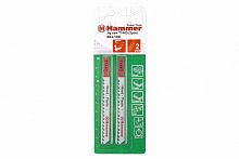 пилка для лобзика hammer flex 204-108 jg wd-pl t144d  дерево, 74мм, шаг 4.0-5.2, hcs, 2шт., купить metabo, купить husqvarna, купить bosch, купить makita, купить hitachi, купить hikoki, купить oregon, купить stihl