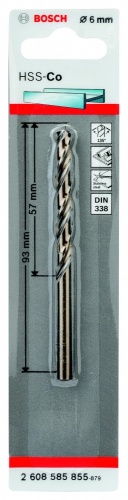 1 hss-co сверло 6мм, купить metabo, купить husqvarna, купить bosch, купить makita, купить hitachi, купить hikoki, купить oregon, купить stihl