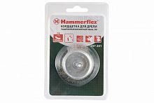 кордщетка hammer flex 207-201 50мм d6  чашеобразная гофрированная мягкая, с хвостовиком, купить metabo, купить husqvarna, купить bosch, купить makita, купить hitachi, купить hikoki, купить oregon, купить stihl