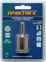 коронка алмазная практика  "мастер" по стеклу и керамике  25 мм (1шт) блистер, купить metabo, купить husqvarna, купить bosch, купить makita, купить hitachi, купить hikoki, купить oregon, купить stihl