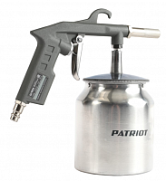пистолет пескоструйный patriot gh 166а, бачок 0,75 л, макс  производительность 300 л/мин, давление 3, купить metabo, купить husqvarna, купить bosch, купить makita, купить hitachi, купить hikoki, купить oregon, купить stihl