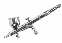 аэрограф пневматический ab 400, сопло 0,2 мм,  9 л/мин, бачок 9 мл, купить metabo, купить husqvarna, купить bosch, купить makita, купить hitachi, купить hikoki, купить oregon, купить stihl