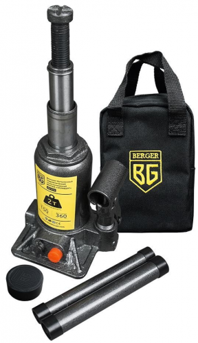 домкрат телескопический гидравлический 2т. berger "трумберг" bg1274, купить metabo, купить husqvarna, купить bosch, купить makita, купить hitachi, купить hikoki, купить oregon, купить stihl