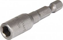 головка hammer flex 229-001 ps hx m6 (1/4),  48 mm, 1шт., купить metabo, купить husqvarna, купить bosch, купить makita, купить hitachi, купить hikoki, купить oregon, купить stihl