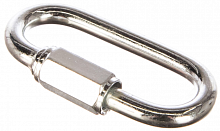 карабин винтовой с муфтой, 5мм, 1 шт, оцинкованный, зубр, купить metabo, купить husqvarna, купить bosch, купить makita, купить hitachi, купить hikoki, купить oregon, купить stihl