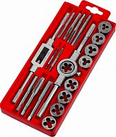 набор зубр "мастер" с металлореж. инструментом, метчики однопроходные и плашки м3-м12, оснастка - в , купить metabo, купить husqvarna, купить bosch, купить makita, купить hitachi, купить hikoki, купить oregon, купить stihl