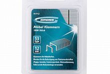 скобы, 12 мм, для мебельного степлера, усиленные, тип 53, 1000 шт.// gross, купить metabo, купить husqvarna, купить bosch, купить makita, купить hitachi, купить hikoki, купить oregon, купить stihl