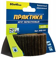круг лепестковый с оправкой практика 80х40мм, войлочный, хвостовик 6 мм, серия профи, купить metabo, купить husqvarna, купить bosch, купить makita, купить hitachi, купить hikoki, купить oregon, купить stihl