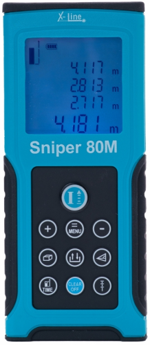 дальномер лазерный x-line sniper 80m, купить metabo, купить husqvarna, купить bosch, купить makita, купить hitachi, купить hikoki, купить oregon, купить stihl