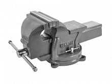 тиски слесарные поворотные кобальт стальные, ширина губок 150 мм, захват 150 мм, 15.1 кг, наковальня, купить metabo, купить husqvarna, купить bosch, купить makita, купить hitachi, купить hikoki, купить oregon, купить stihl