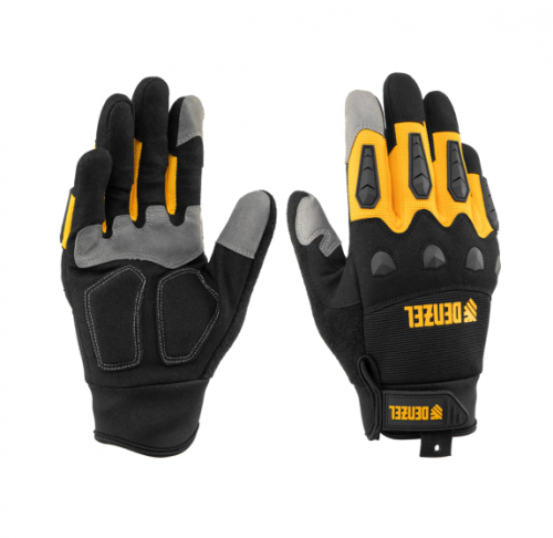перчатки универсальные, усиленные, с защитными накладками, размер 10// denzel, купить metabo, купить husqvarna, купить bosch, купить makita, купить hitachi, купить hikoki, купить oregon, купить stihl