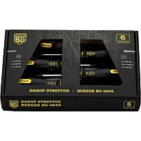 набор отверток 6 предметов (крест+шлиц) berger bg-06ss, купить metabo, купить husqvarna, купить bosch, купить makita, купить hitachi, купить hikoki, купить oregon, купить stihl