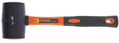 киянка резиновая, 225 г, черная резина фибергласовая рукоятка// sparta, купить metabo, купить husqvarna, купить bosch, купить makita, купить hitachi, купить hikoki, купить oregon, купить stihl