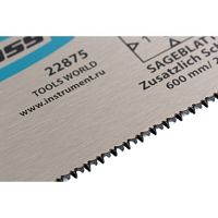 пильное полотно для прецизионного стусла "piranha", 600 мм, зуб 3d, каленый зуб, 18 tpi// gross, купить metabo, купить husqvarna, купить bosch, купить makita, купить hitachi, купить hikoki, купить oregon, купить stihl