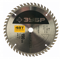 зубр чистый рез 190х16мм 48т, диск пильный по дереву, купить metabo, купить husqvarna, купить bosch, купить makita, купить hitachi, купить hikoki, купить oregon, купить stihl