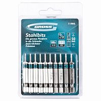 набор бит  torx 6х50, сталь s2, 10 шт //gross, купить metabo, купить husqvarna, купить bosch, купить makita, купить hitachi, купить hikoki, купить oregon, купить stihl