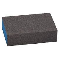 губка шлифовальная алюминий-оксидная, 100х70х25мм, средняя жесткость р60/р80, купить metabo, купить husqvarna, купить bosch, купить makita, купить hitachi, купить hikoki, купить oregon, купить stihl